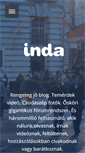 Mobile Screenshot of inda.hu